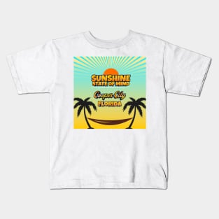 Cooper City Florida - Sunshine State of Mind Kids T-Shirt